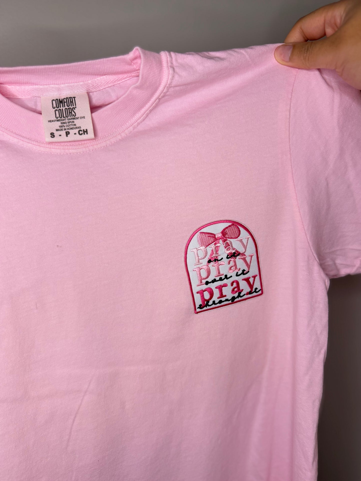 Pray On It, Pray Over It, Pray Through It T-Shirt