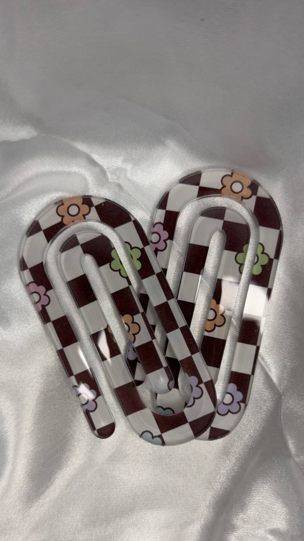 Checkered Bookmark/Paperclip