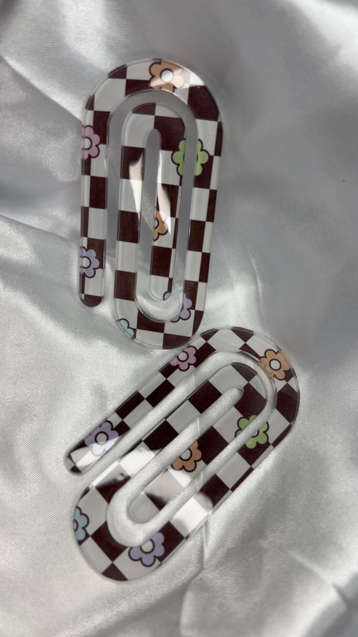 Checkered Bookmark/Paperclip